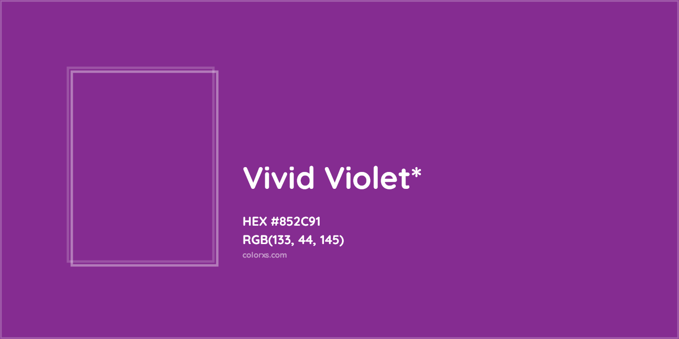 HEX #852C91 Color Name, Color Code, Palettes, Similar Paints, Images