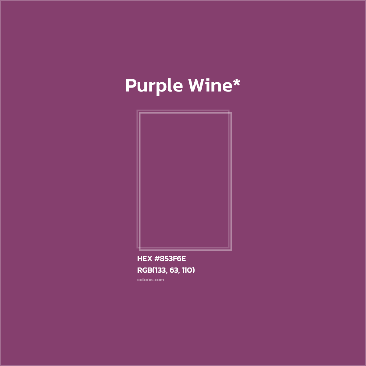HEX #853F6E Color Name, Color Code, Palettes, Similar Paints, Images