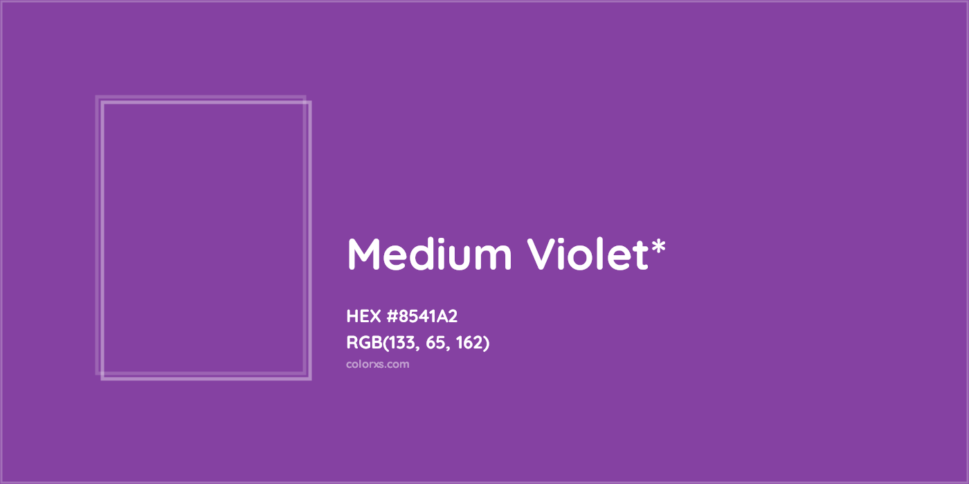 HEX #8541A2 Color Name, Color Code, Palettes, Similar Paints, Images