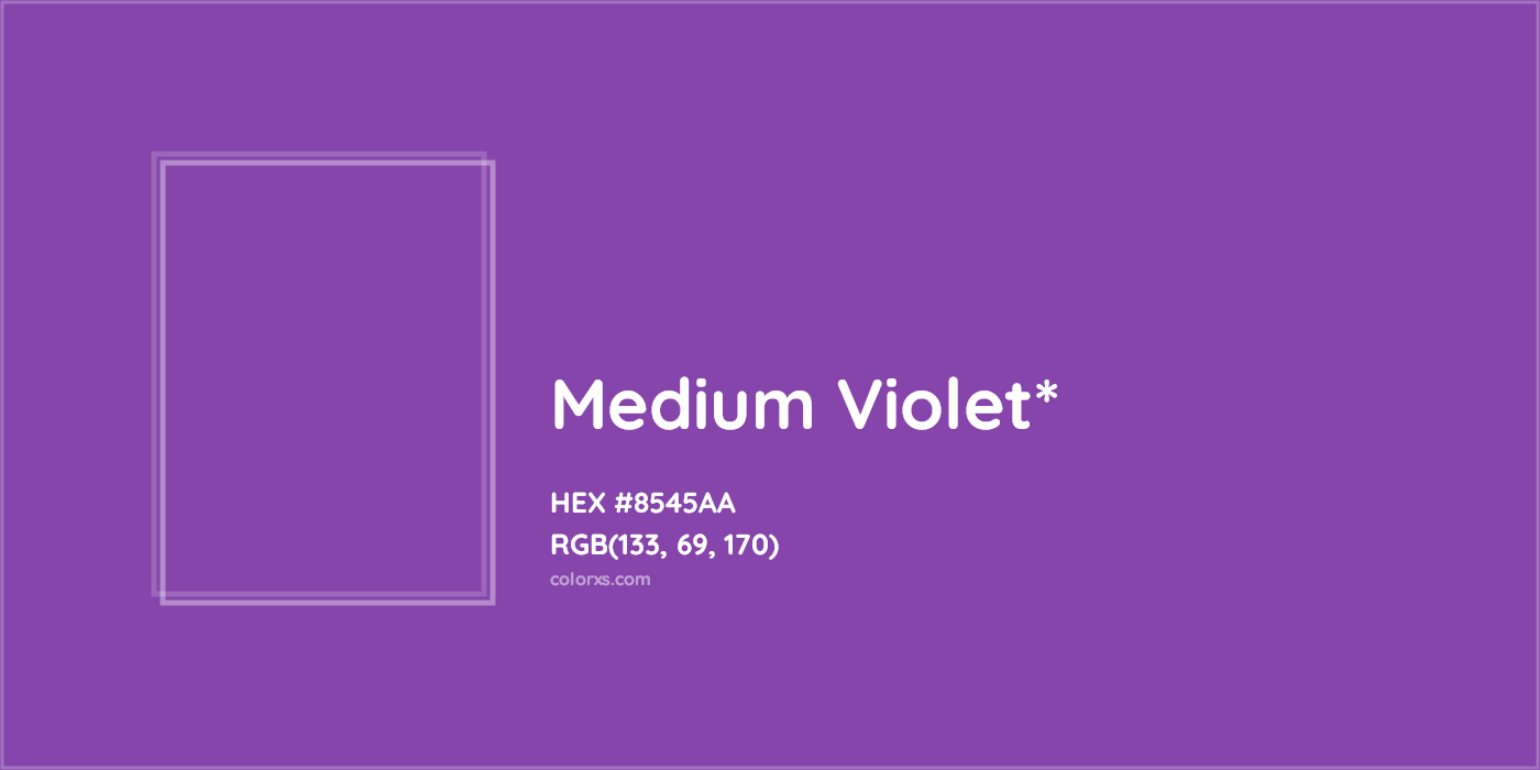 HEX #8545AA Color Name, Color Code, Palettes, Similar Paints, Images