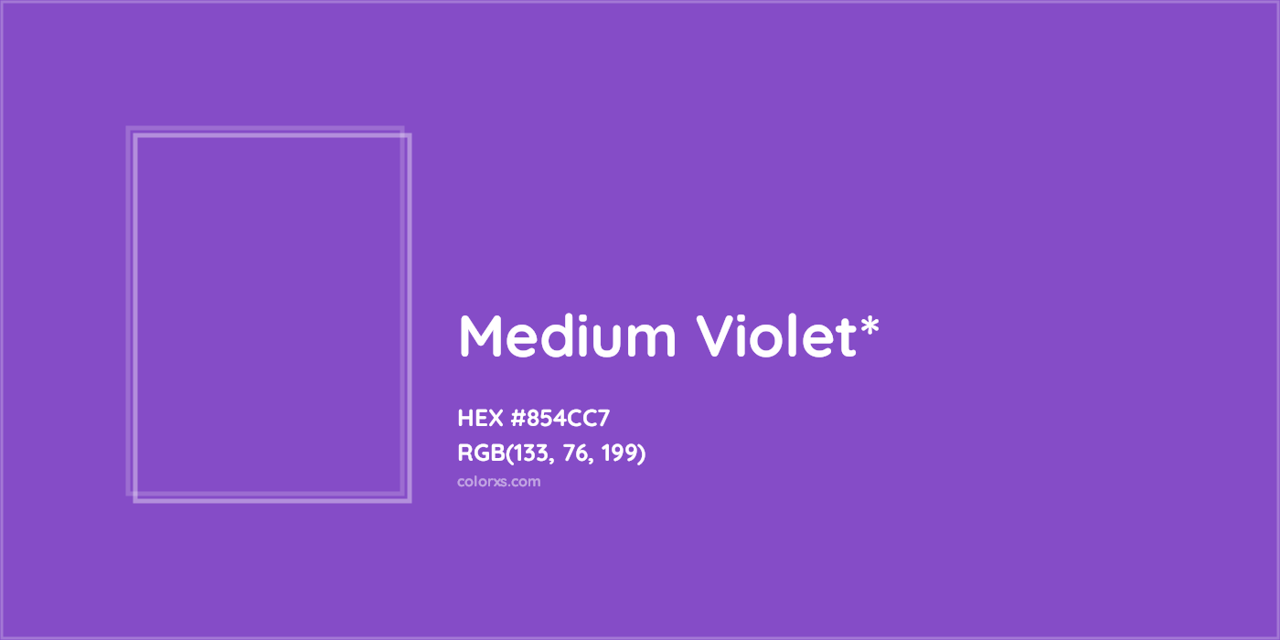 HEX #854CC7 Color Name, Color Code, Palettes, Similar Paints, Images