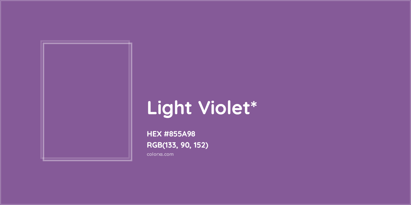 HEX #855A98 Color Name, Color Code, Palettes, Similar Paints, Images
