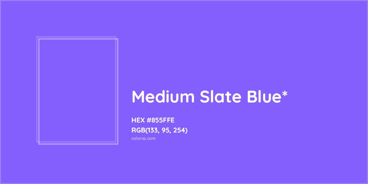 HEX #855FFE Color Name, Color Code, Palettes, Similar Paints, Images