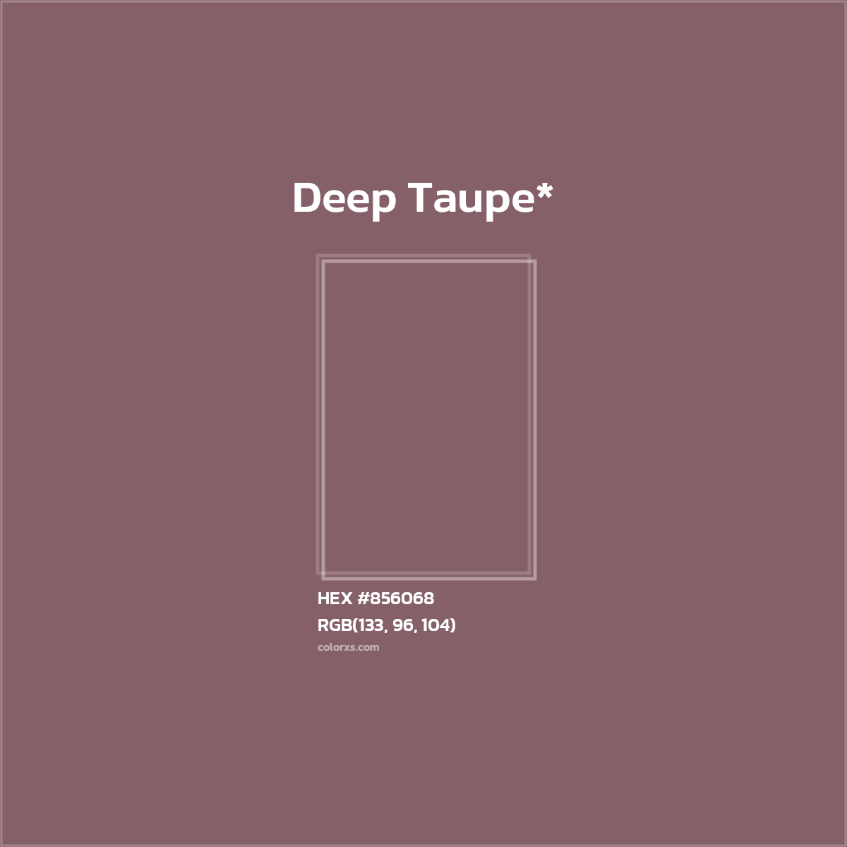 HEX #856068 Color Name, Color Code, Palettes, Similar Paints, Images