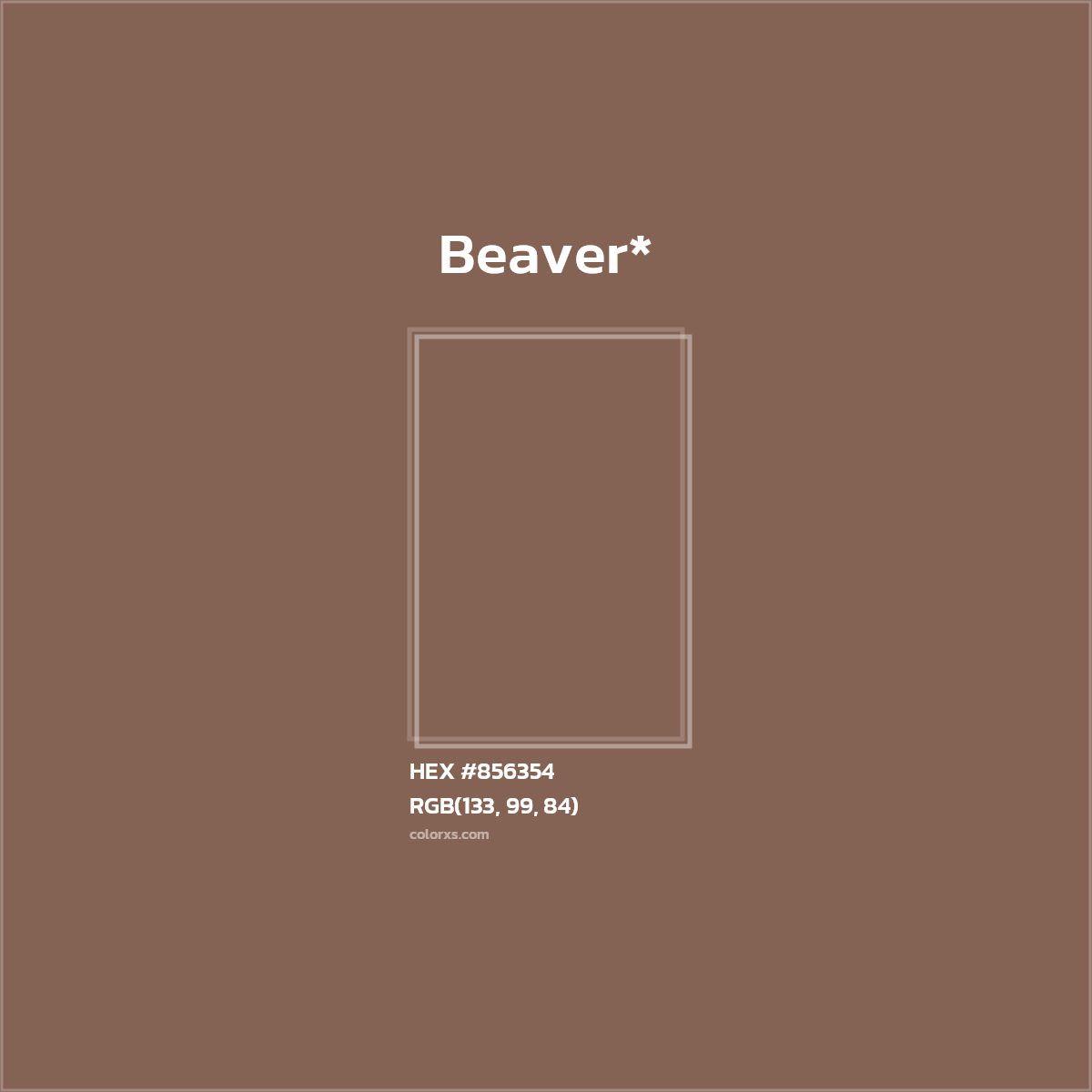HEX #856354 Color Name, Color Code, Palettes, Similar Paints, Images