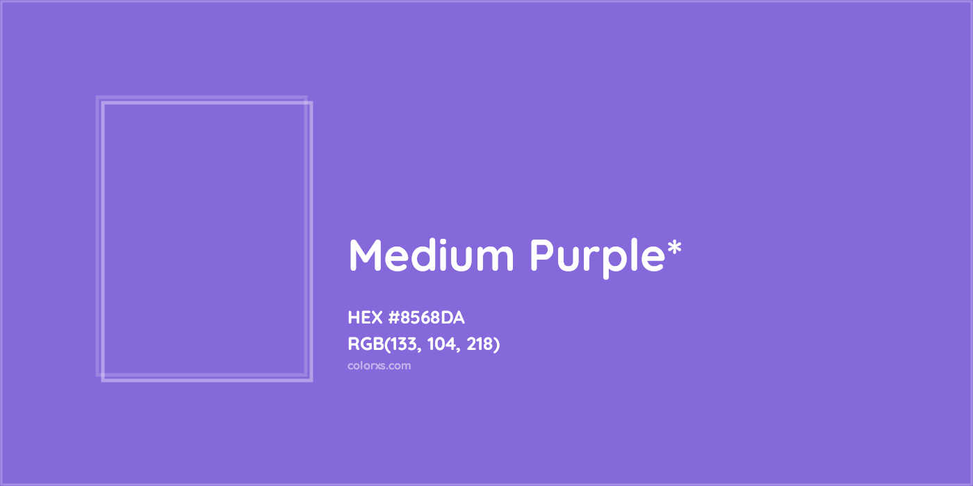 HEX #8568DA Color Name, Color Code, Palettes, Similar Paints, Images