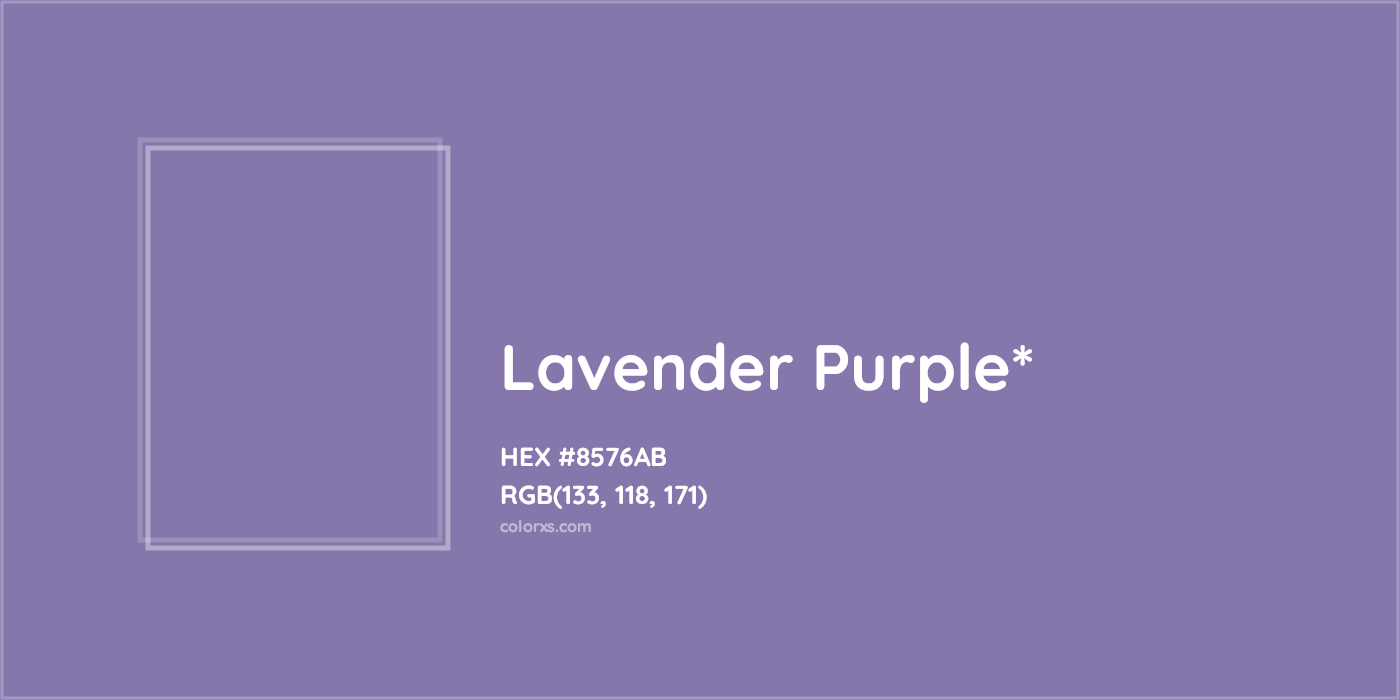 HEX #8576AB Color Name, Color Code, Palettes, Similar Paints, Images
