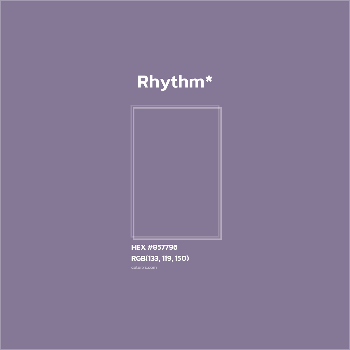 HEX #857796 Color Name, Color Code, Palettes, Similar Paints, Images