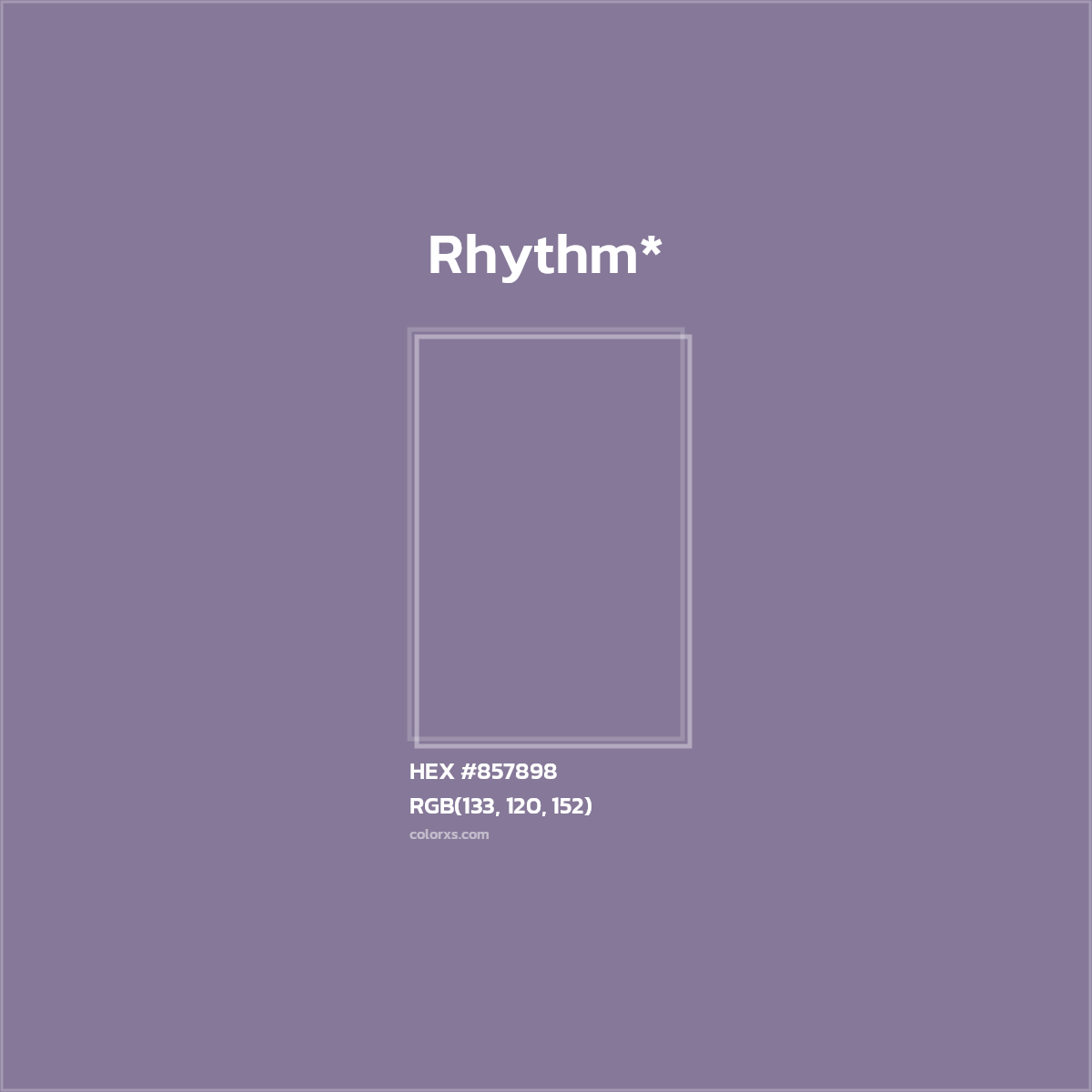 HEX #857898 Color Name, Color Code, Palettes, Similar Paints, Images