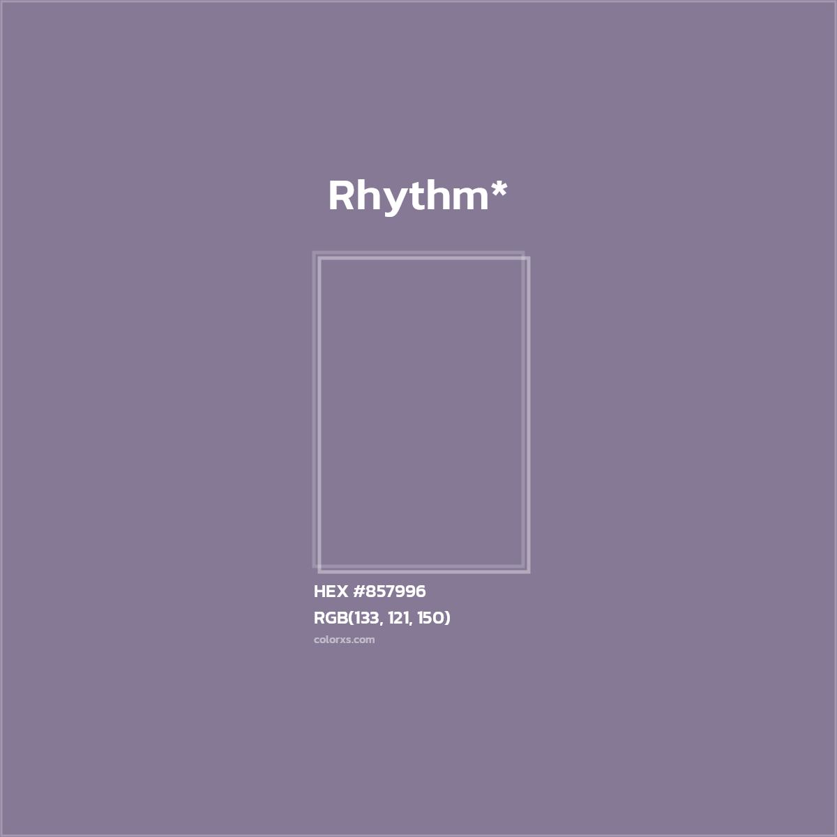 HEX #857996 Color Name, Color Code, Palettes, Similar Paints, Images