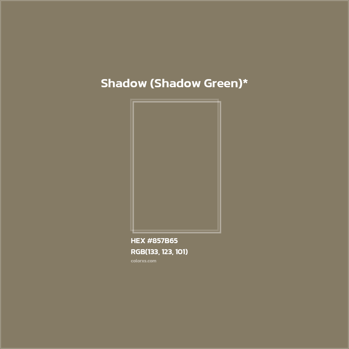 HEX #857B65 Color Name, Color Code, Palettes, Similar Paints, Images
