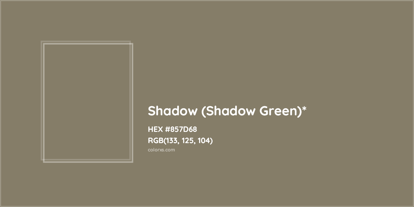 HEX #857D68 Color Name, Color Code, Palettes, Similar Paints, Images