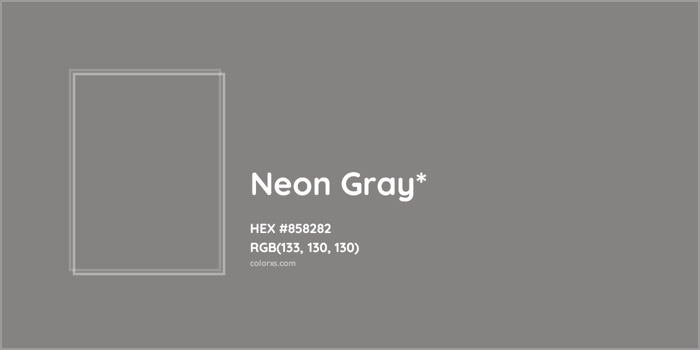 HEX #858282 Color Name, Color Code, Palettes, Similar Paints, Images
