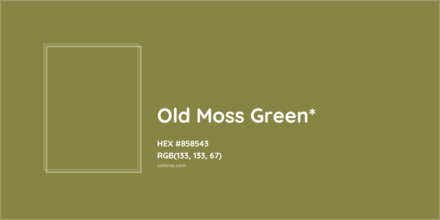 HEX #858543 Color Name, Color Code, Palettes, Similar Paints, Images