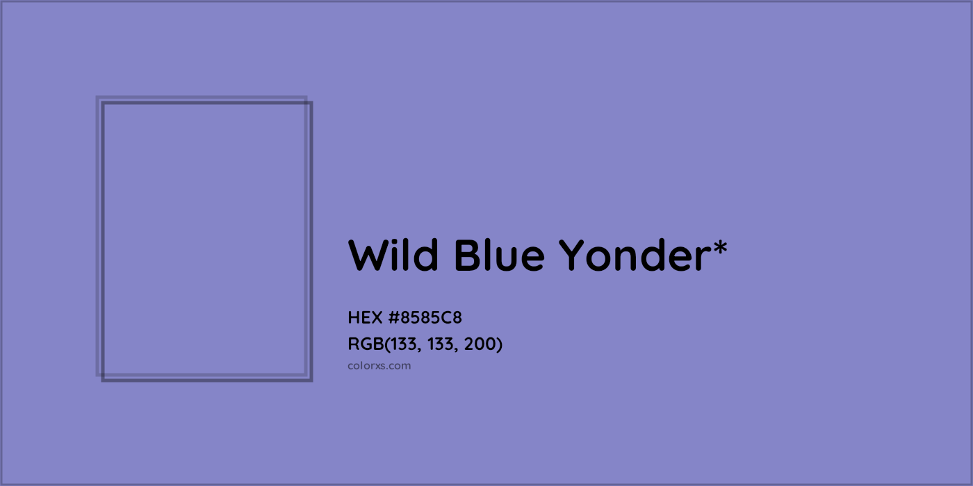 HEX #8585C8 Color Name, Color Code, Palettes, Similar Paints, Images