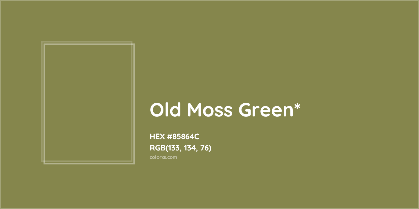 HEX #85864C Color Name, Color Code, Palettes, Similar Paints, Images