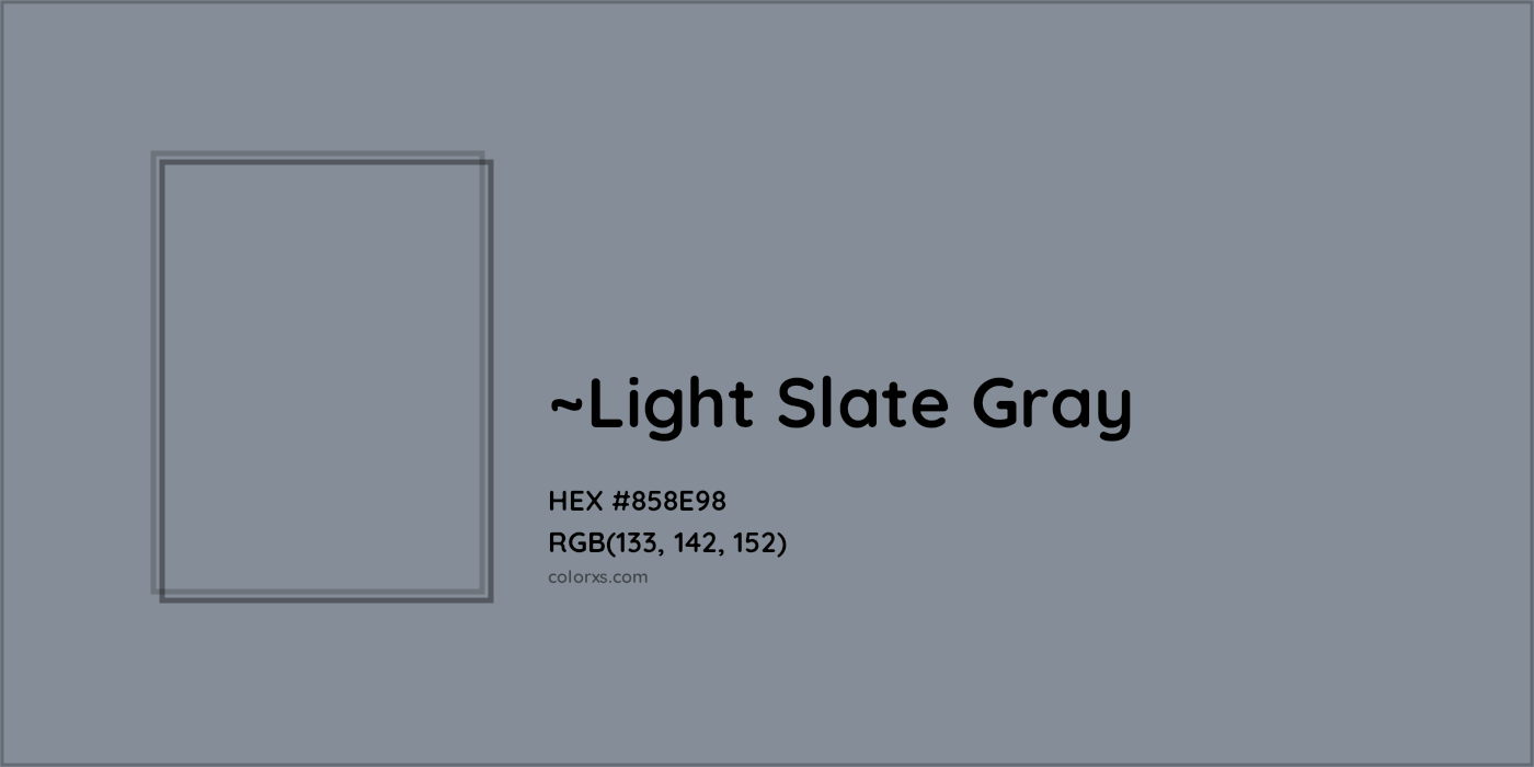 HEX #858E98 Color Name, Color Code, Palettes, Similar Paints, Images