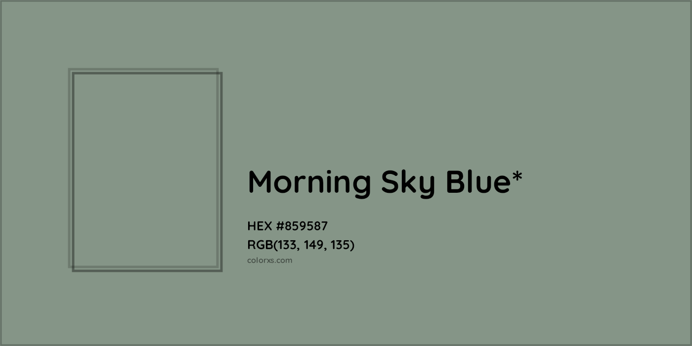 HEX #859587 Color Name, Color Code, Palettes, Similar Paints, Images