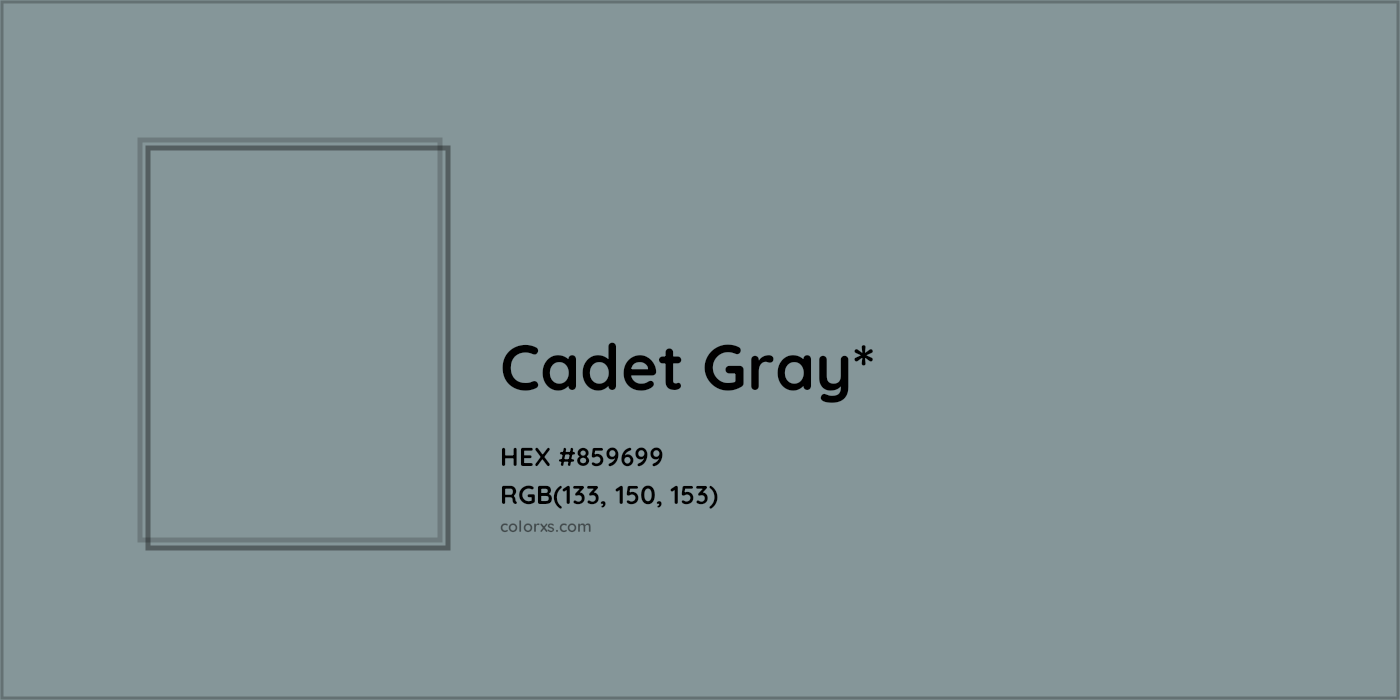HEX #859699 Color Name, Color Code, Palettes, Similar Paints, Images