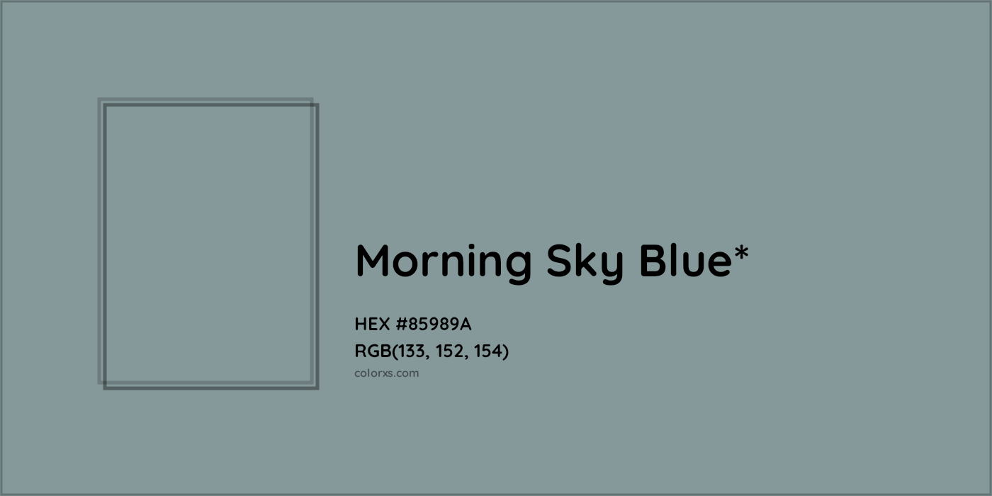 HEX #85989A Color Name, Color Code, Palettes, Similar Paints, Images