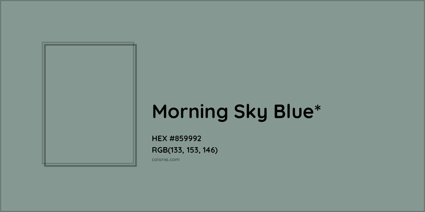 HEX #859992 Color Name, Color Code, Palettes, Similar Paints, Images