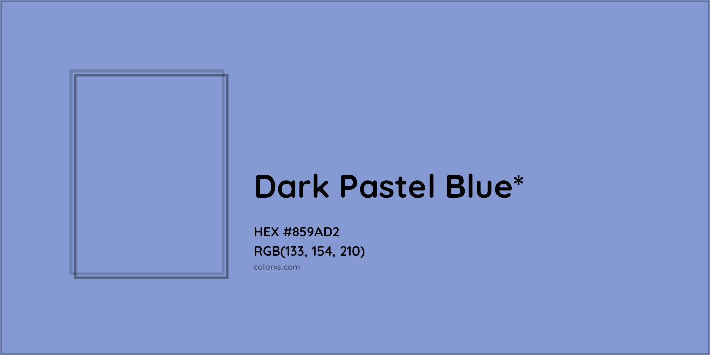 HEX #859AD2 Color Name, Color Code, Palettes, Similar Paints, Images