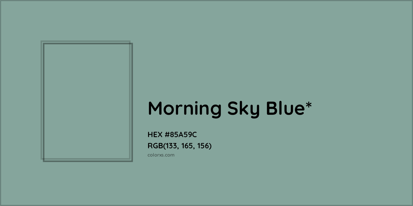 HEX #85A59C Color Name, Color Code, Palettes, Similar Paints, Images