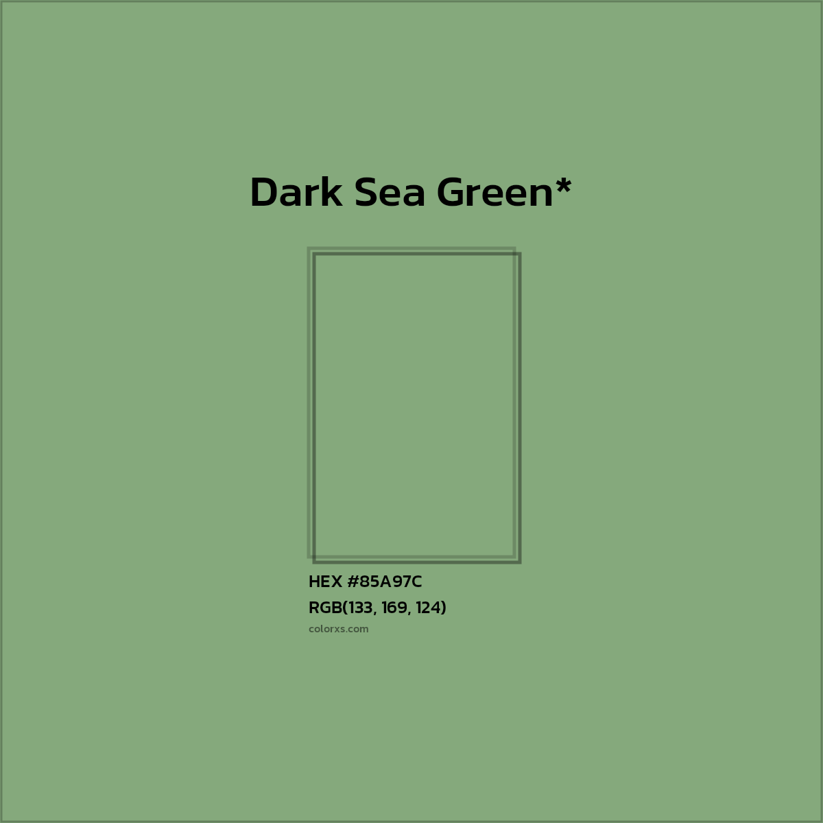 HEX #85A97C Color Name, Color Code, Palettes, Similar Paints, Images