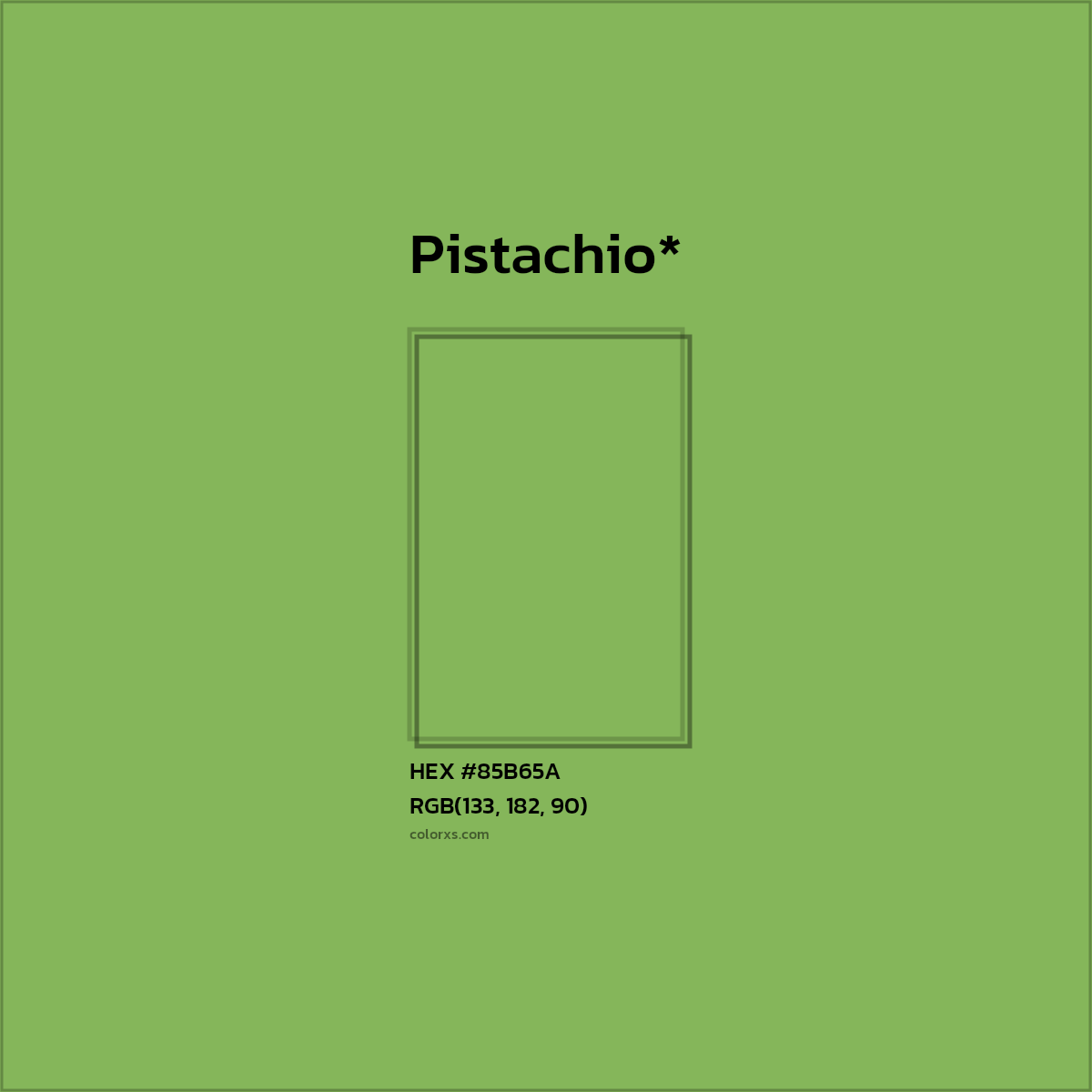 HEX #85B65A Color Name, Color Code, Palettes, Similar Paints, Images