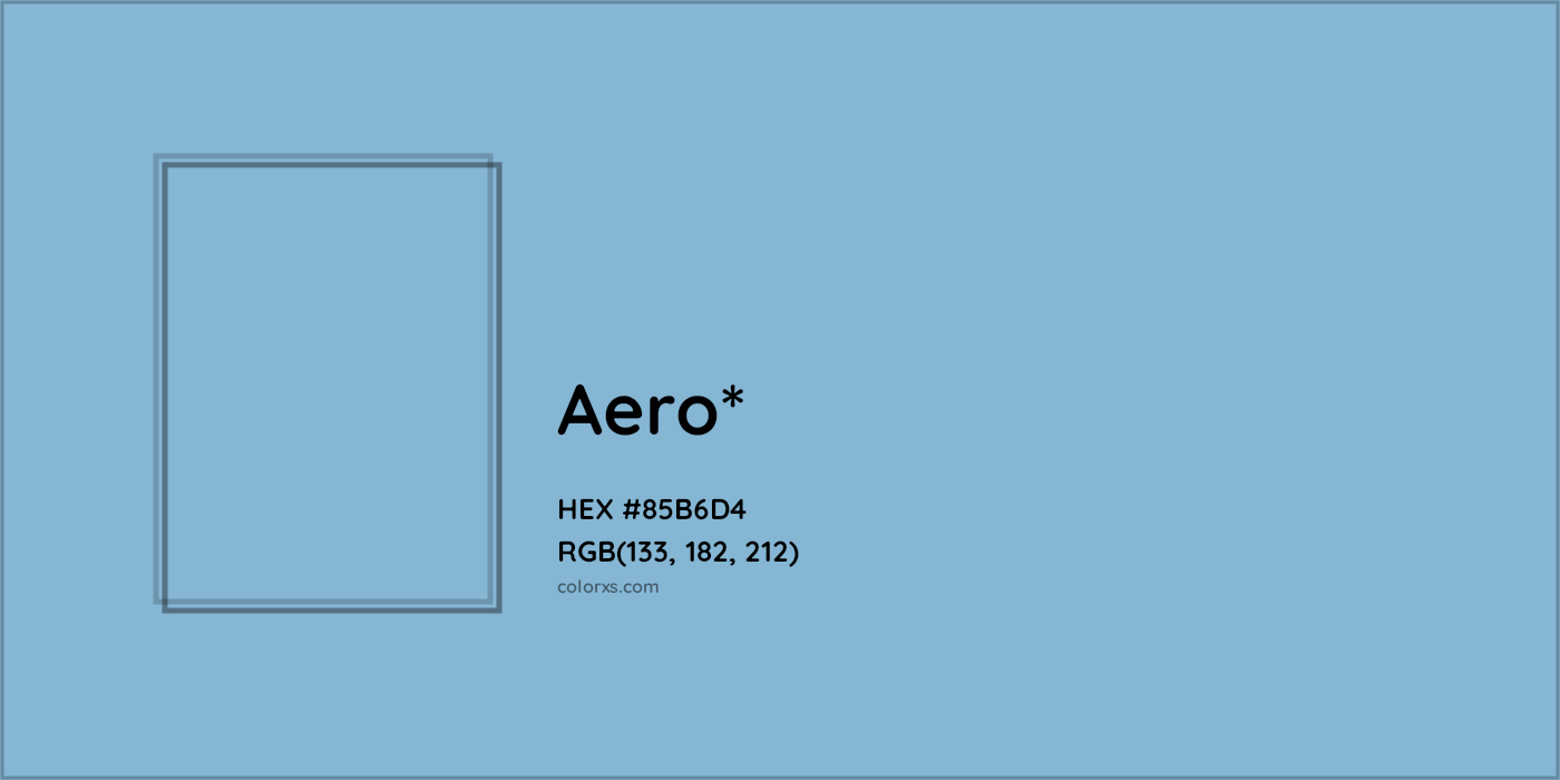 HEX #85B6D4 Color Name, Color Code, Palettes, Similar Paints, Images
