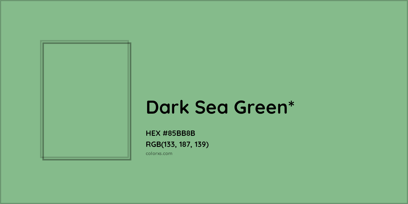HEX #85BB8B Color Name, Color Code, Palettes, Similar Paints, Images