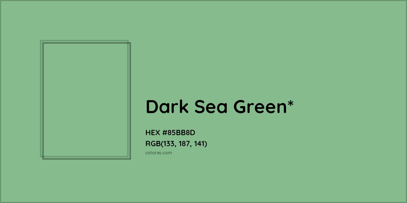 HEX #85BB8D Color Name, Color Code, Palettes, Similar Paints, Images
