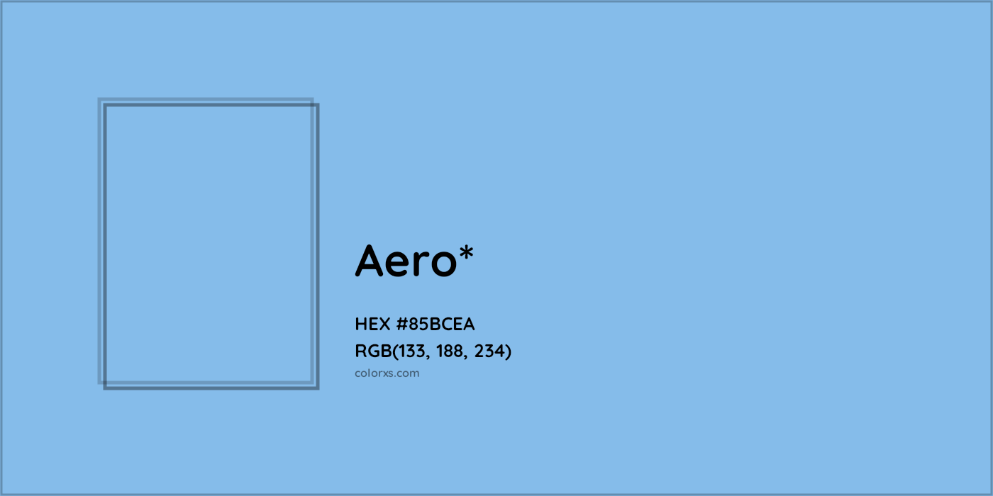 HEX #85BCEA Color Name, Color Code, Palettes, Similar Paints, Images