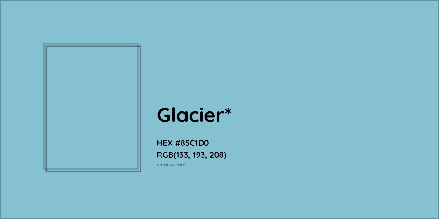 HEX #85C1D0 Color Name, Color Code, Palettes, Similar Paints, Images