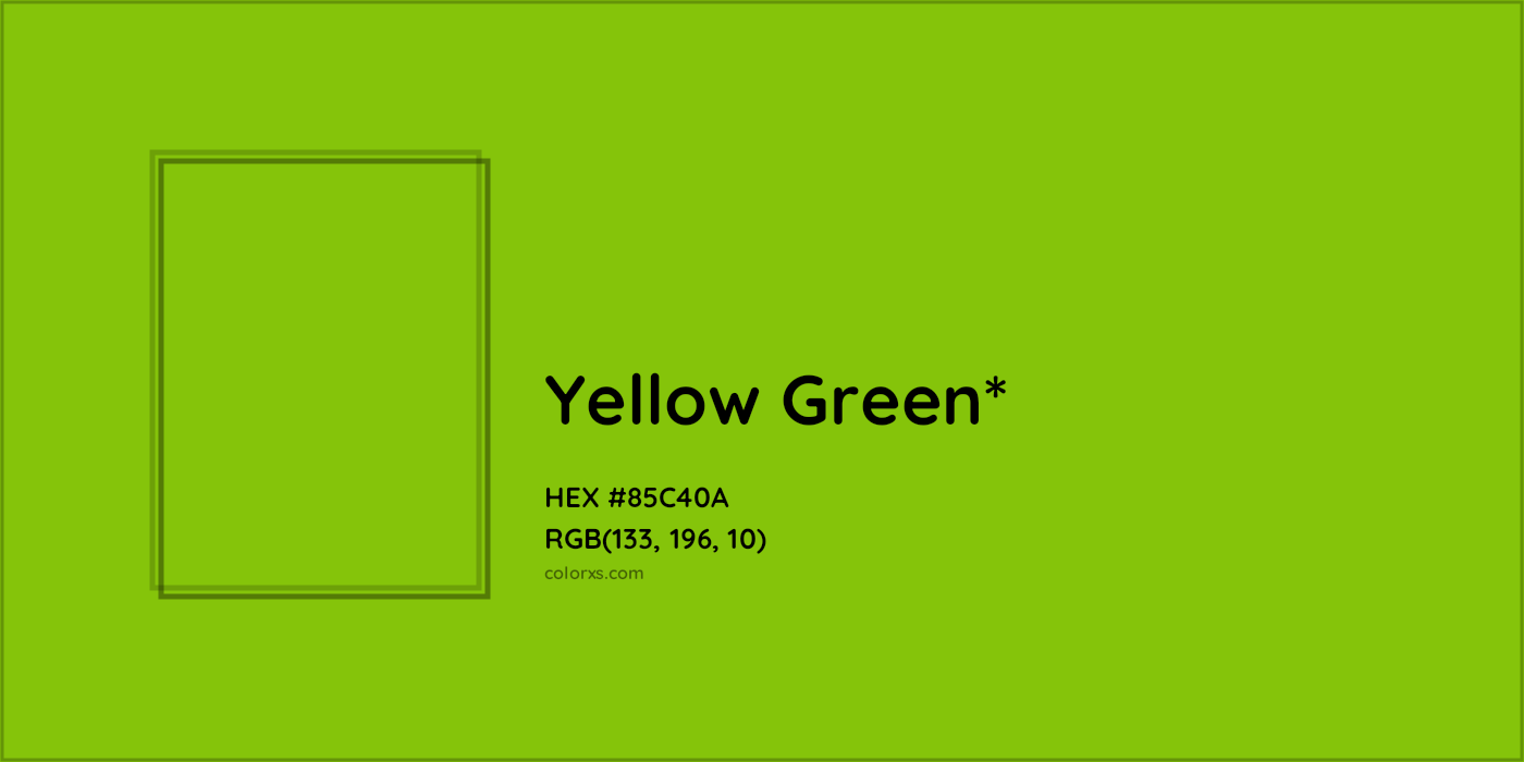 HEX #85C40A Color Name, Color Code, Palettes, Similar Paints, Images