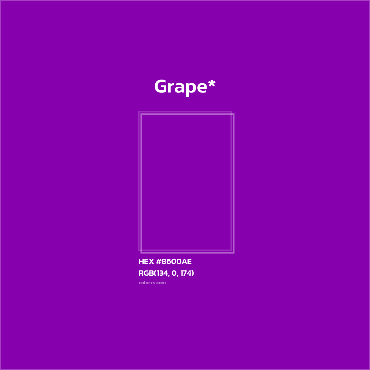 HEX #8600AE Color Name, Color Code, Palettes, Similar Paints, Images