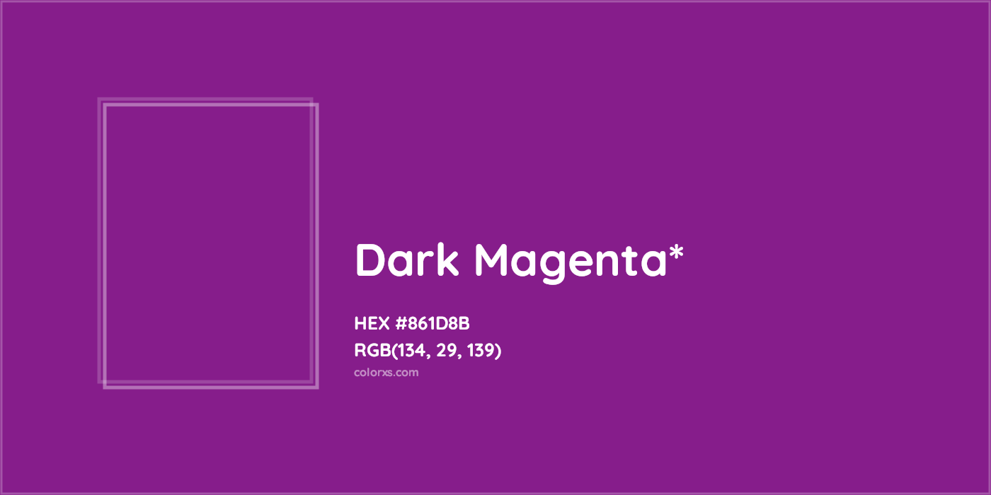 HEX #861D8B Color Name, Color Code, Palettes, Similar Paints, Images