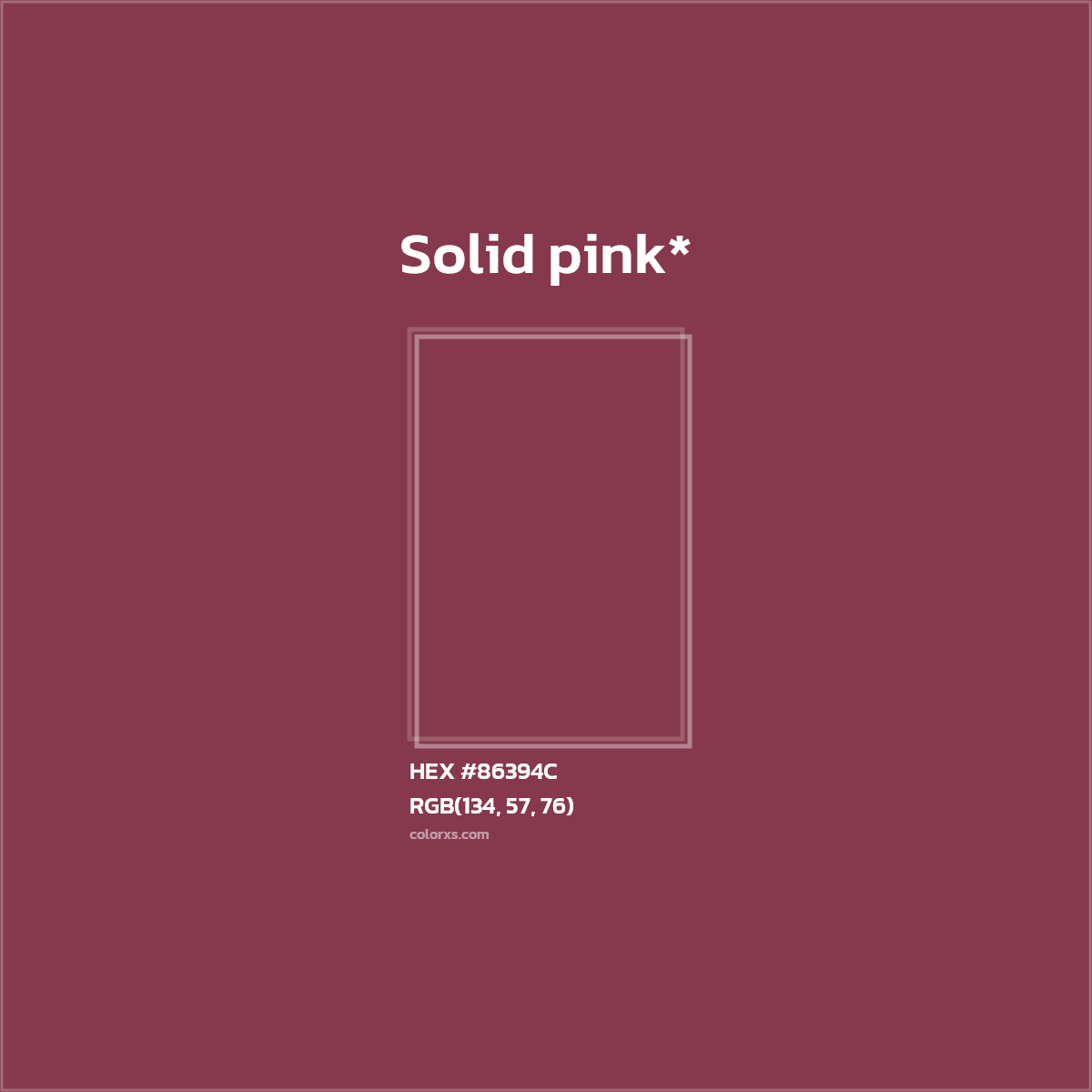 HEX #86394C Color Name, Color Code, Palettes, Similar Paints, Images