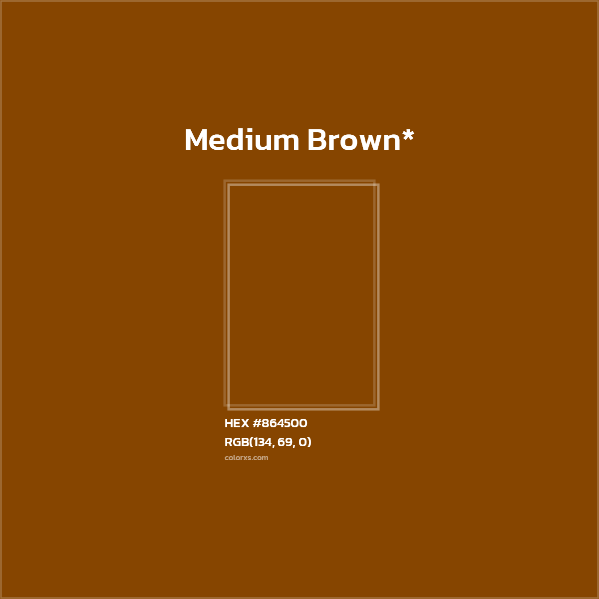 HEX #864500 Color Name, Color Code, Palettes, Similar Paints, Images
