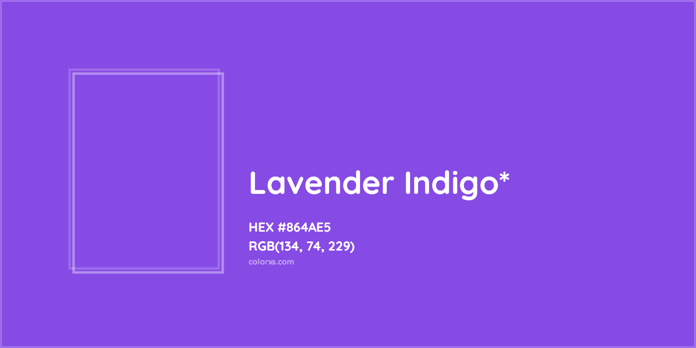 HEX #864AE5 Color Name, Color Code, Palettes, Similar Paints, Images