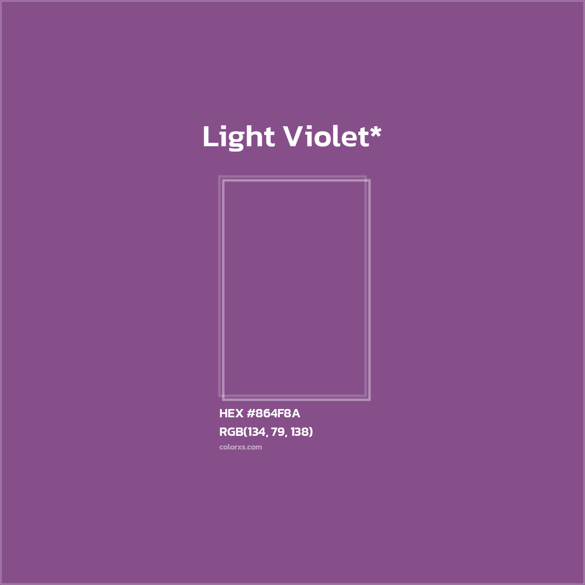 HEX #864F8A Color Name, Color Code, Palettes, Similar Paints, Images