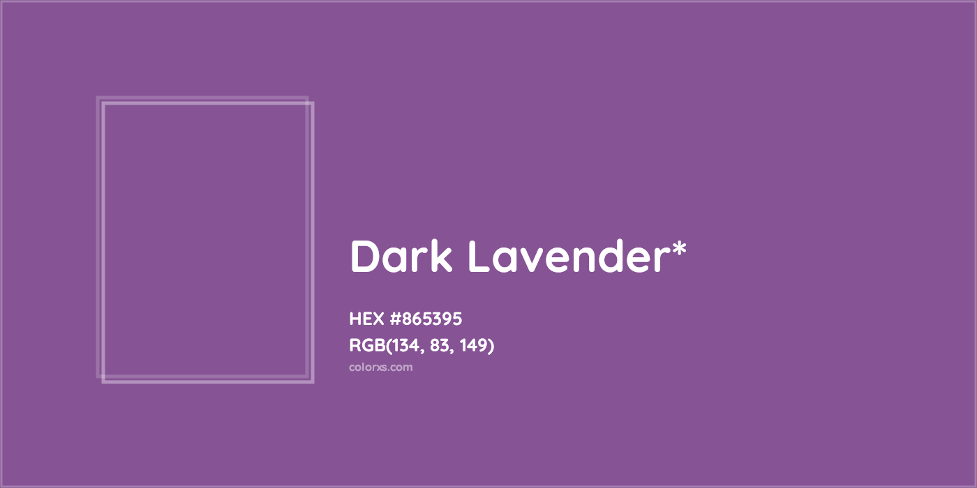 HEX #865395 Color Name, Color Code, Palettes, Similar Paints, Images