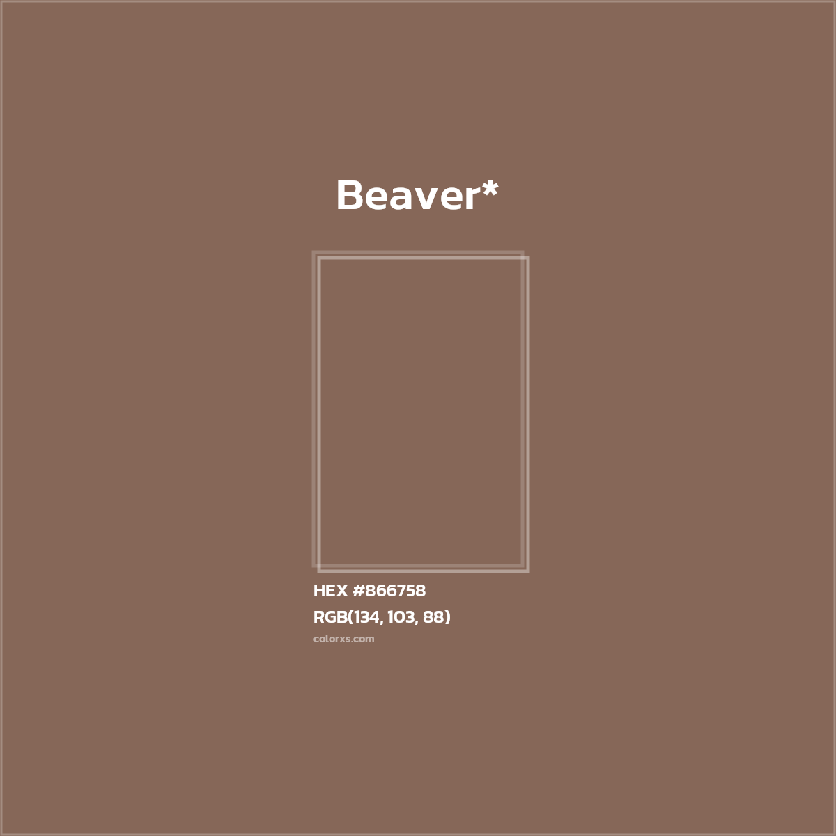 HEX #866758 Color Name, Color Code, Palettes, Similar Paints, Images