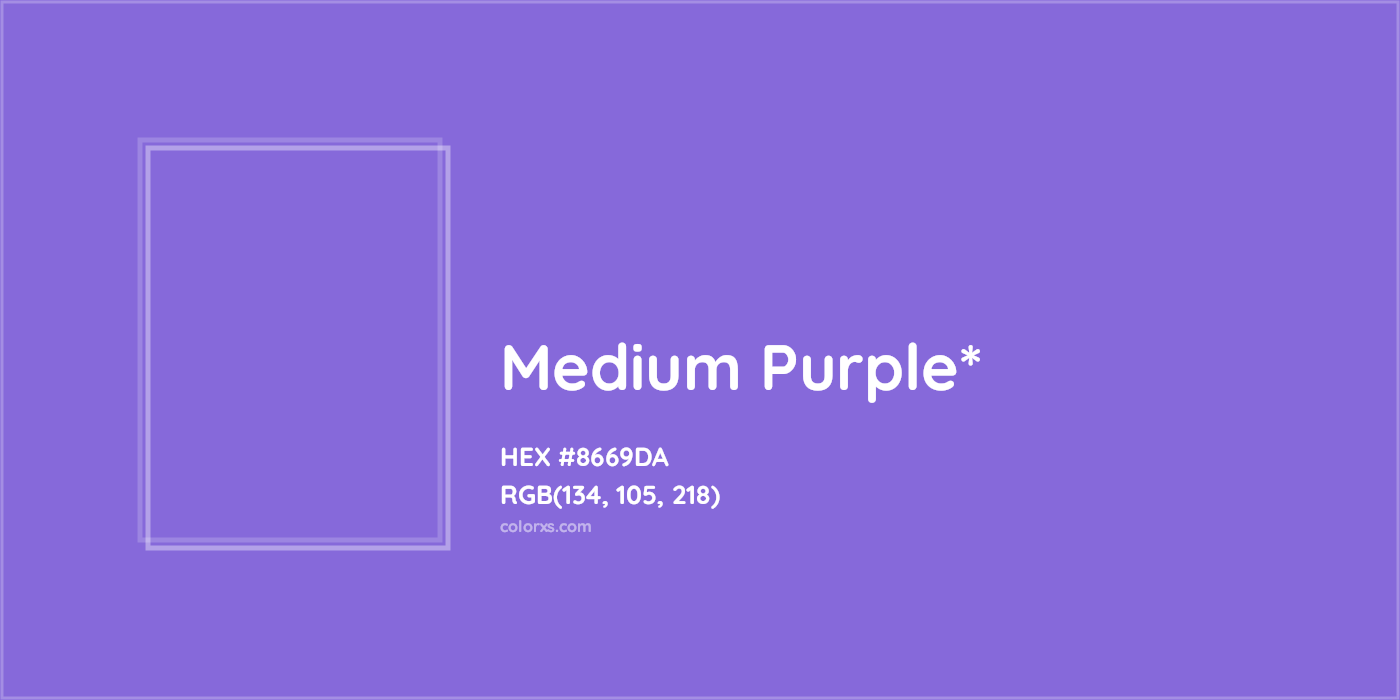 HEX #8669DA Color Name, Color Code, Palettes, Similar Paints, Images