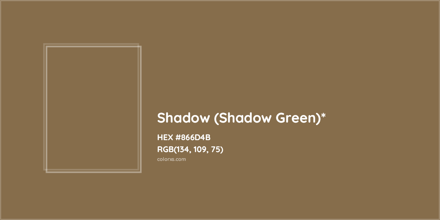HEX #866D4B Color Name, Color Code, Palettes, Similar Paints, Images