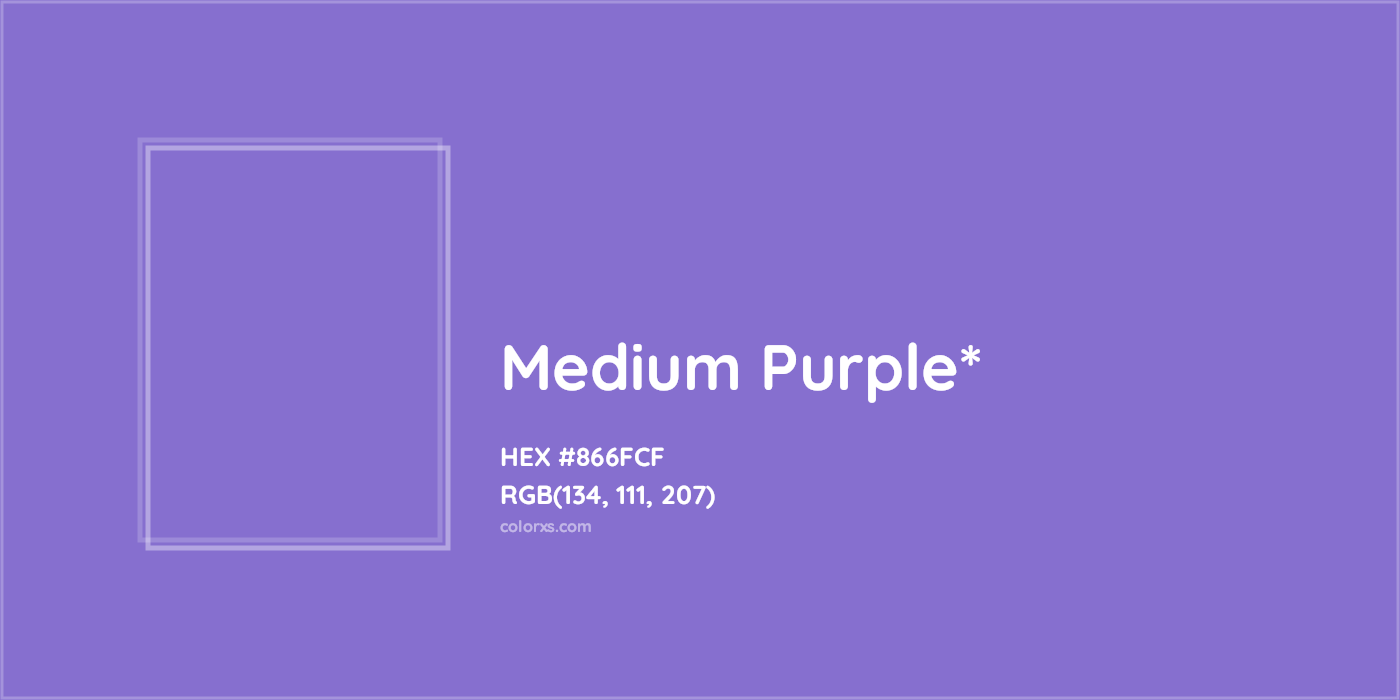 HEX #866FCF Color Name, Color Code, Palettes, Similar Paints, Images