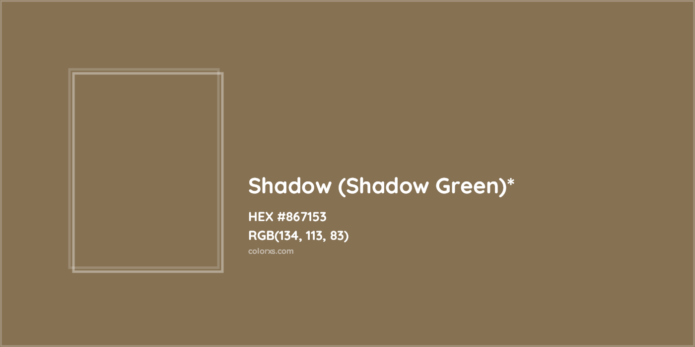 HEX #867153 Color Name, Color Code, Palettes, Similar Paints, Images