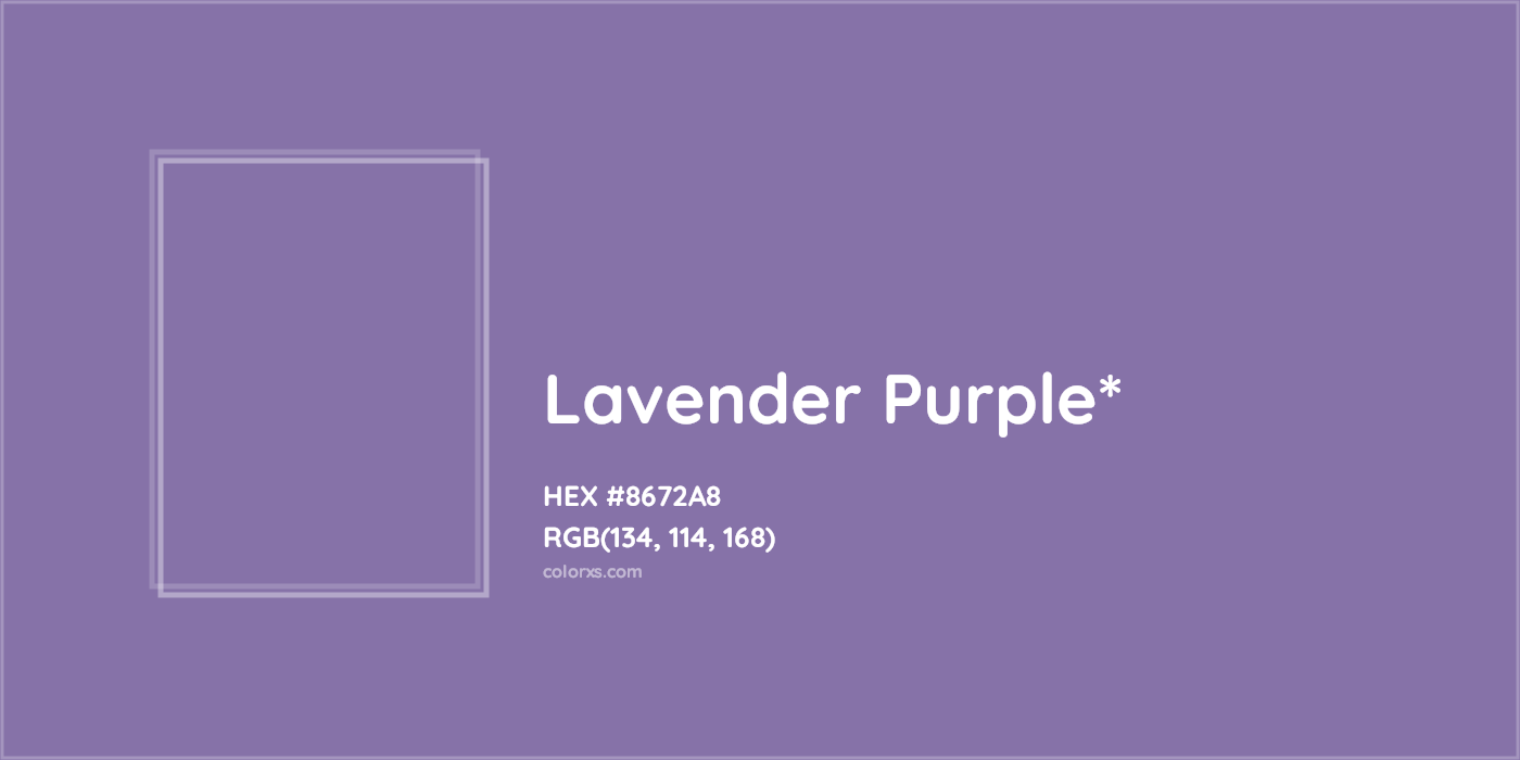 HEX #8672A8 Color Name, Color Code, Palettes, Similar Paints, Images
