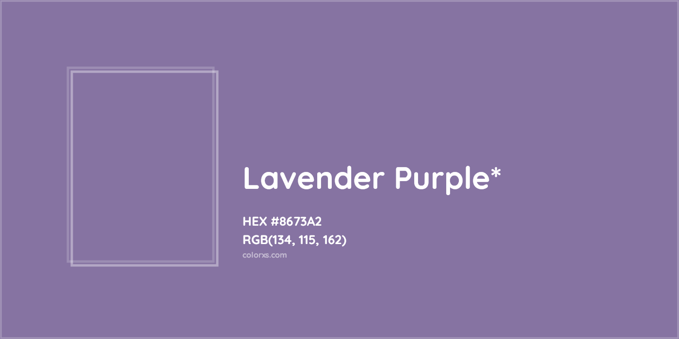 HEX #8673A2 Color Name, Color Code, Palettes, Similar Paints, Images
