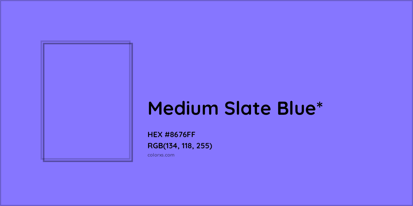HEX #8676FF Color Name, Color Code, Palettes, Similar Paints, Images